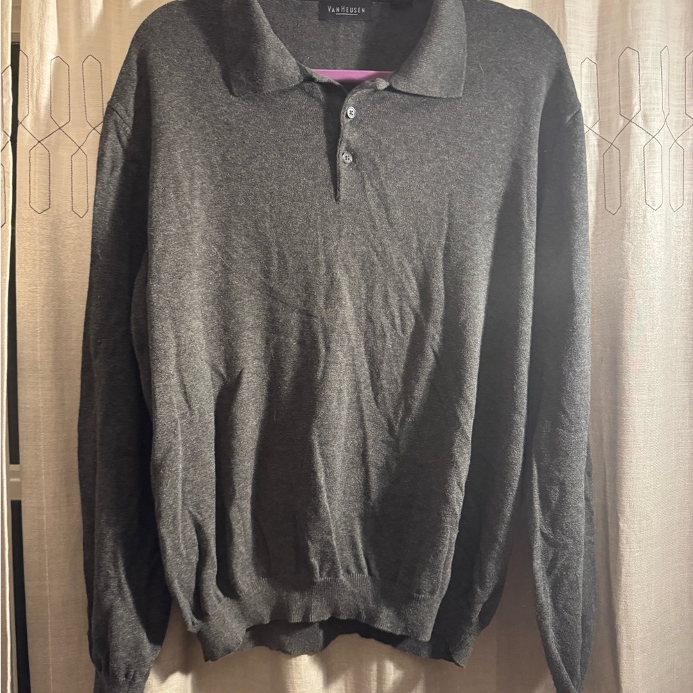 Van Heusen Men's Charcoal Sweater